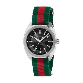 Gucci Gg 2570 Horloge - Heren - Horloges - Grijs - ONE Size - Nylon - Accessoires