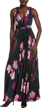 Emanuel Ungaro Vera Deep V-Neck Maxi Dress