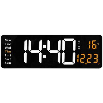 OEM Relojes De Pared Led De Pantalla Grande, Reloj De Pared Digital Para Sala De Estar, Oficina, Aula, Gimnasio, Decoraci&oacute;n De Tiendas (x) - Crezuo