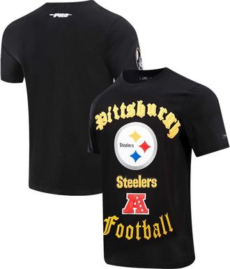 Pro Standard Mens Pro Standard Black Pittsburgh Steelers Old English T-Shirt at Nordstrom, Size Large
