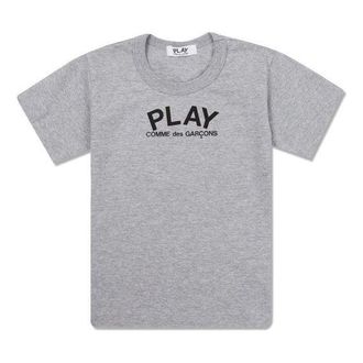 Comme Des Gar&ccedil;ons (WMNS) COMME des GARCONS PLAY Play Logo Back Heart Tee Grey AZ-T071-051-1