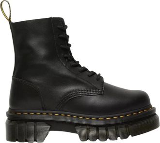 Dr. Martens Schoenen, Heren, Zwart, 43 EU, Leer, Rikard 3-Eye Veterlaarzen