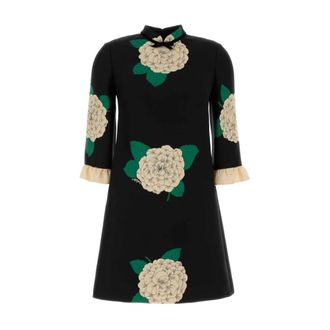Valentino Garavani Dress - female - Valentino Garavani - Short Dresses - Black - XS - Dresses