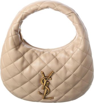 Saint Laurent Icarino Quilted Leather Hobo Bag