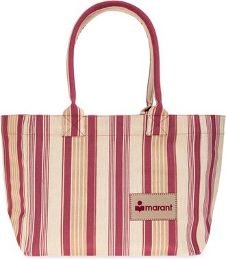 Isabel Marant Tassen, Dames, Rood, ONE Size, Katoen, Yenky Zipped Bag