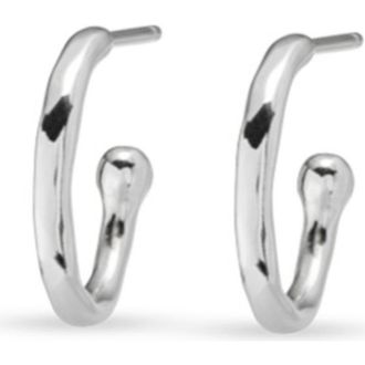 UNOde50 Hoop Shaped Earrings in Silver at Nordstrom