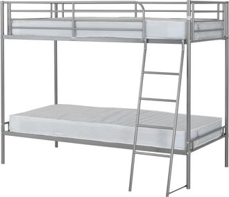 Seconique BRANDON 3 BUNK BED - SILVER - SILVER - SECONIQUE | TJ Hughes