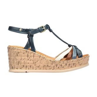Pikolinos Flat Sandalen - Dames - Sleehakken - Blauw - 40 EU - Schoenen
