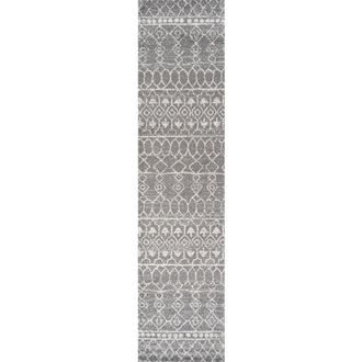 Jonathan Y Designs Izil Moroccan Beni Souk Area Rug in Gray/cream at Nordstrom, Size 3Ft 0In X 5Ft 0In