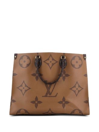Louis Vuitton OnTheGo Reverse Monogram Giant GM tote bag - Marrone