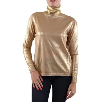 Liviana Conti Wollen coltrui - Dames - Coltruien - Geel - S - Wol - Truien & Vesten