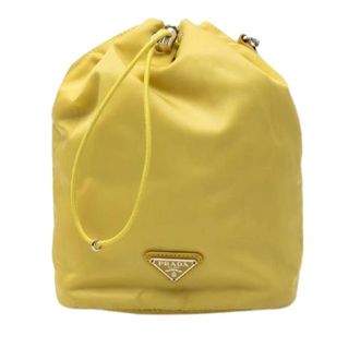 Prada Pre-owned Nylon Pouch - - Pre-owned - Donna - Giallo - ONE SIZE