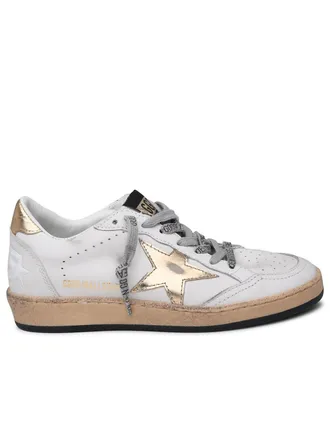 Golden Goose Superstar Sneakers In White Lear