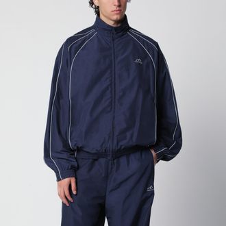 Balenciaga Giacca da tuta Bodies in popeline blu navy scuro