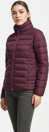 Only Steppjacke ONLY ONLABBIE QUILTED JACKET OTW ZL, Damen, Gr. XS, rot (burgundy), Web, Obermaterial: 100% Polyamid, unifarben, regular fit h&uuml;ftlang, Jack