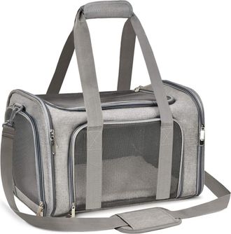 OEM Bolsa Transportadora Para Mascotas, Plegable, Poli&eacute;ster, Impermeable, De Malla, Para Perros/gatos, Para Viajes En Coche
