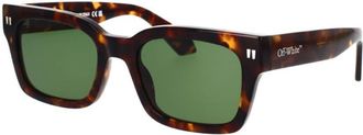 Off-white Midland Green Square Unisex Sunglasses OERI108 6055 52