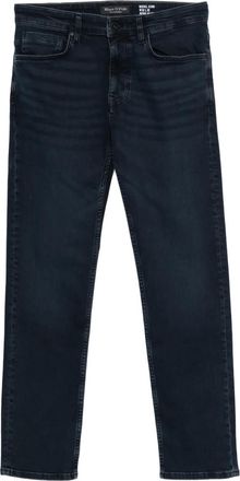 Marc O'Polo Jeans met riemlussen - Blauw