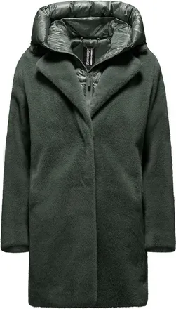 Bomboogie Dames, Jassen, Groen, Maat: XL Fleece