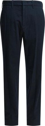 Vince Blauwe Owen Broek Eco-Katoen - Heren - Nette broeken - Blauw - W31 - Katoen - Broeken