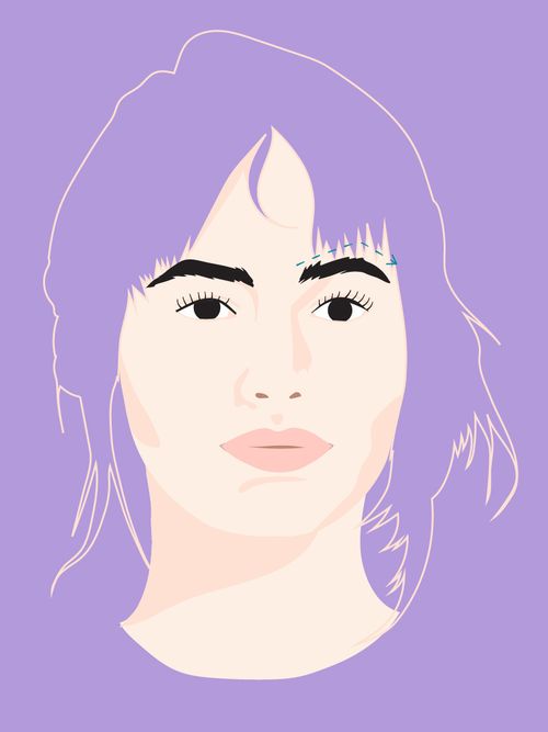 sopracciglia viso tondo