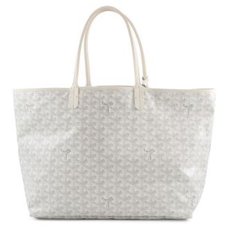 Goyard White Pvc Leather Tote Bag (Pre-Owned)
