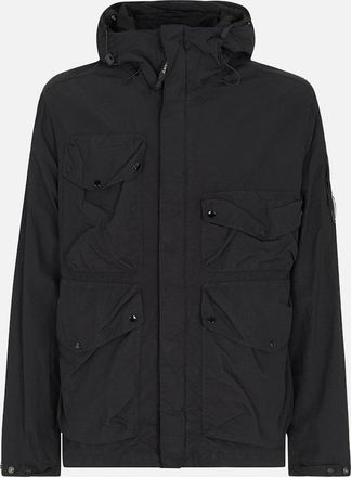 C.P. Company Mens FLATT NYLON JACKET - Black - Size: 38/Regular
