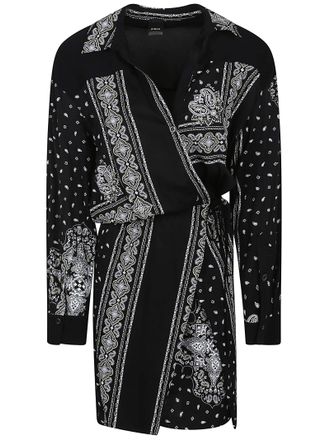 Pinko Mesopotamia Abito Twill Stampa