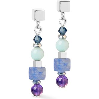 Coeur de Lion Shape Mix Spikes Earrings in Blue Moon at Nordstrom