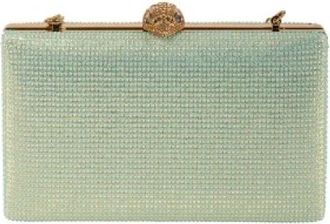 Kurt Geiger Crystal Kensington - Dames - Clutches - Groen - ONE Size - Tassen