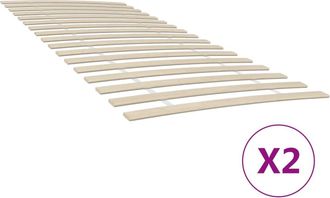 vidaXL Vidaxl - Recambios De L&aacute;minas De Cama Con 34 L&aacute;minas (2 Unidades, 100 X 200 Cm)