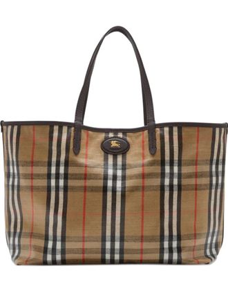 Burberry Beige Highlands Medium Tote