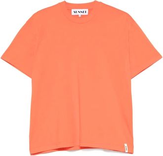 Sunnei T-shirt in cotone biologico - Arancione