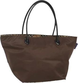 Burberry Pre-owned Tote Bags, female, Brown, Size: ONE SIZE Pre-owned Vintage Tote Bag
