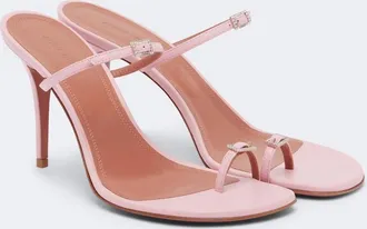 Amina Muaddi Adut embellished leather sandals