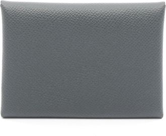 Herm&egrave;s Green Epsom Leather Leather Coin Purse/Coin Case (Pre-Owned)