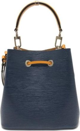 Louis Vuitton Pre-owned Epi Bucket Bag - Dames - Vintage Tas - Blauw - ONE Size - Leer - Vintage