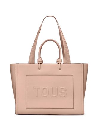 Tous large Amaya tote bag - women - Polyurethane - One Size - Pink