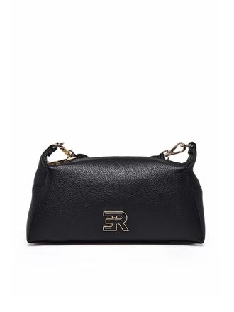 Ermanno Scervino Victoria Handbag With Textured Pebbled Finish And Gold-Tone Hardware