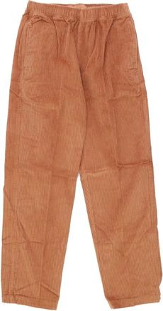 Obey Fluweel Herenbroek Bruin - Heren - Straight fit broeken - Bruin - S - Katoen - Broeken