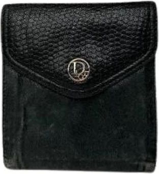 Dior Pre-owned Vintage Portemonnee - Dames - Vintage Accessoires - Zwart - ONE Size - Leer - Vintage