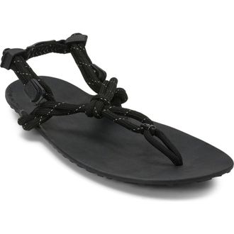 Xero Shoes Genesis Rope Style Barefoot Sandal in Black at Nordstrom, Size 11
