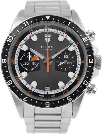 Tudor Pre-owned Tudor Heritage Chronograph Automatic Black Dial Mens Watch 70330N