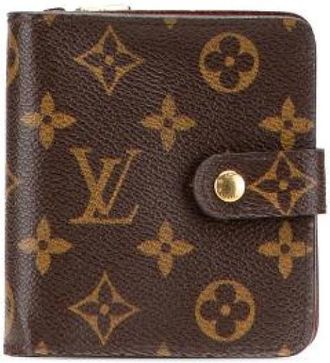 Louis Vuitton Pre-owned Wallets, female, Brown, Size: ONE SIZE Pre-owned Canvas wallets