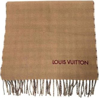 Louis Vuitton Pre-owned Cashmere scarves - - Pre-owned - Uomo - Marrone - ONE SIZE