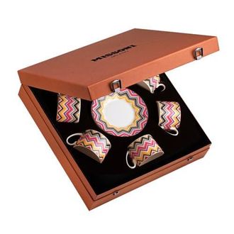 Missoni Tea Cup & Saucer Set Of 6 In Luxury Box in Multicolor 2 at Nordstrom