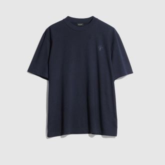 Gucci Cotton Silk Jersey T-shirt With Embroidery, Size XXXL, Blue