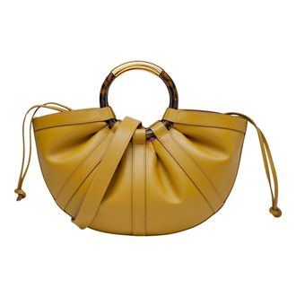 Coccinelle Handbags, female, Yellow, Size: ONE SIZE Shell Medium