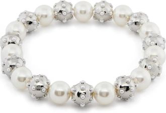 Marc Jacobs Pearl Dot Statement Ketting - Dames - Kettingen - Grijs - ONE Size - Accessoires