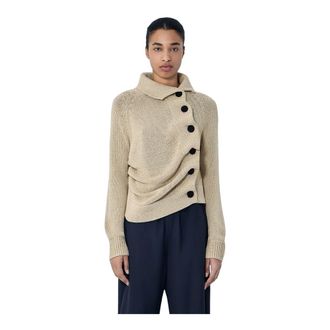 Khaite Cardigans, female, Beige, Size: XS Lorrai Cardigan